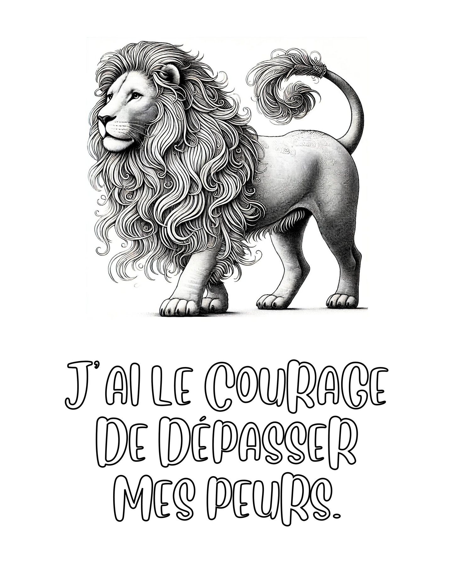 Pack coloriages "Le lion et le renard"