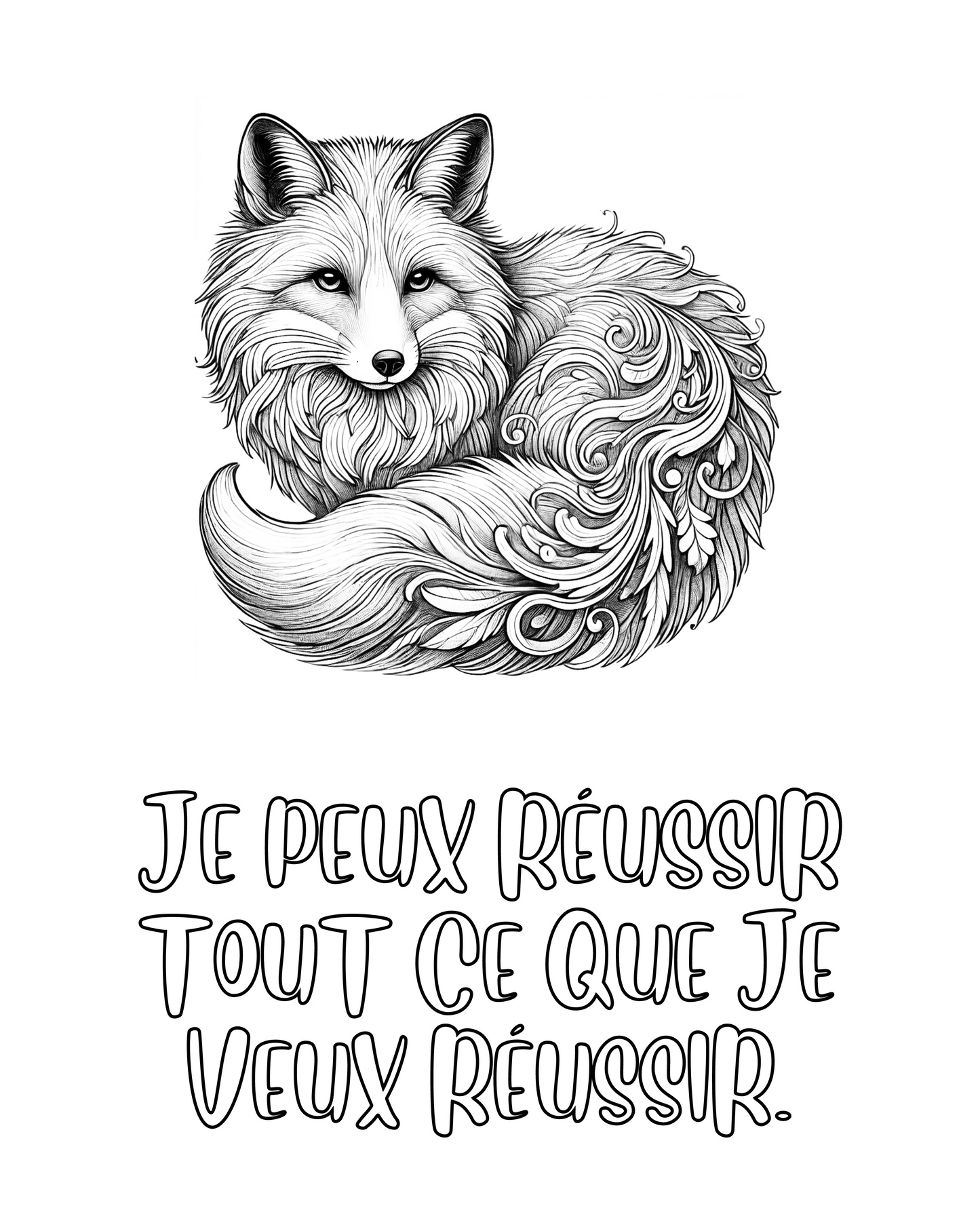 Pack coloriages "Le lion et le renard"